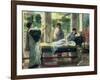 Anacreon Reading His Poems at Lesbia's House-Sir Lawrence Alma-Tadema-Framed Giclee Print