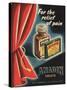 Anadin, Medicine Tablets Medical, UK, 1940-null-Stretched Canvas