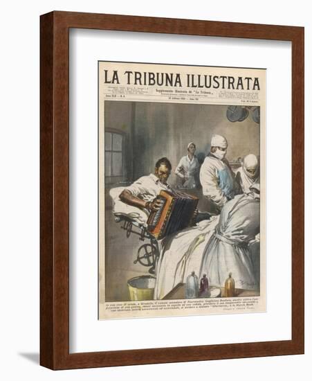 Anaesthesia/Accordionist-null-Framed Art Print