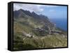 Anaga Mountains and Almaciga, Tenerife, Canary Islands, Spain, Atlantic, Europe-Hans Peter Merten-Framed Stretched Canvas