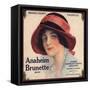 Anaheim Brunette Brand - Anaheim, California - Citrus Crate Label-Lantern Press-Framed Stretched Canvas