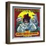 Anaheim, California, Carnival Brand Citrus Label-Lantern Press-Framed Art Print