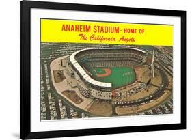 Anaheim Stadium, California-null-Framed Art Print