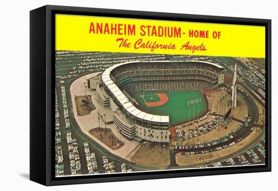 Anaheim Stadium, California-null-Framed Stretched Canvas