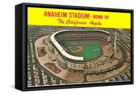 Anaheim Stadium, California-null-Framed Stretched Canvas