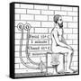 Anal Douche 1902-null-Framed Stretched Canvas