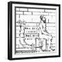 Anal Douche 1902-null-Framed Art Print