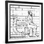 Anal Douche 1902-null-Framed Art Print