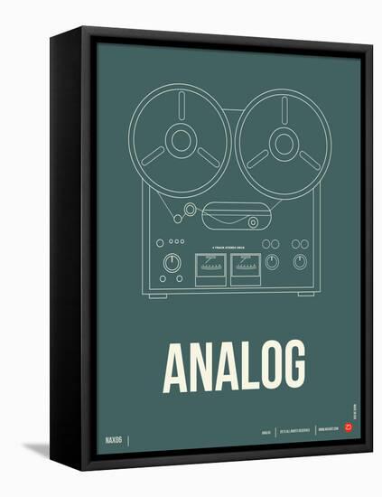 Analog Poster-NaxArt-Framed Stretched Canvas