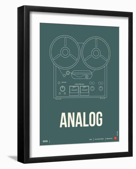 Analog Poster-NaxArt-Framed Art Print