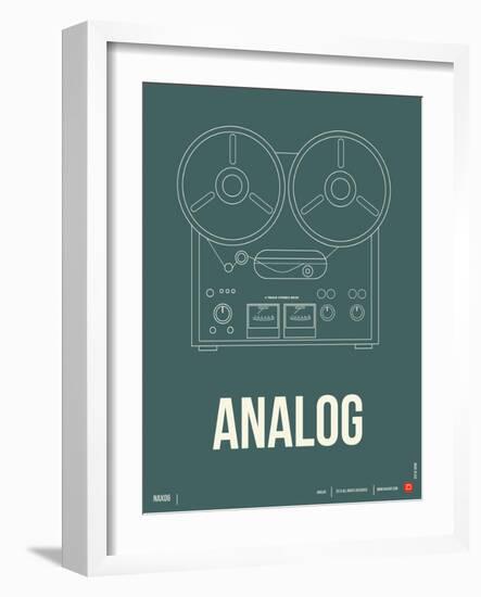 Analog Poster-NaxArt-Framed Art Print