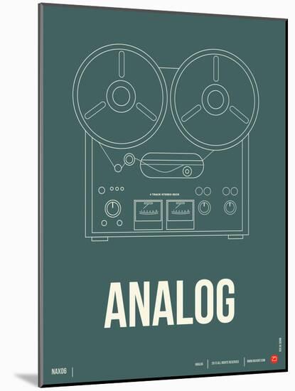 Analog Poster-NaxArt-Mounted Art Print