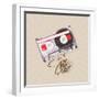 Analog Tape Cassette-pablo guzman-Framed Art Print