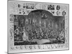 Analysis of Beauty, Plate Ii, 1753-William Hogarth-Mounted Giclee Print