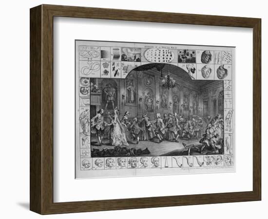 Analysis of Beauty, Plate Ii, 1753-William Hogarth-Framed Giclee Print