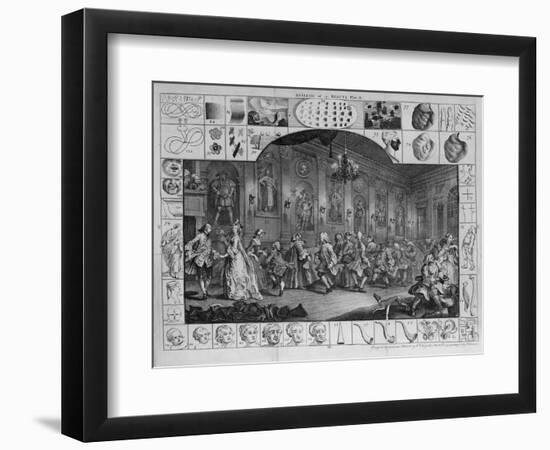 Analysis of Beauty, Plate Ii, 1753-William Hogarth-Framed Giclee Print