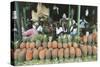 Ananas for Sale, Nakasero Market, Uganda, Kampala-null-Stretched Canvas