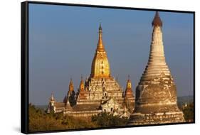 Ananda Pahto in Bagan-Jon Hicks-Framed Stretched Canvas