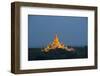 Ananda Temple at Night, Temples of Bagan (Pagan), Myanmar (Burma), Asia-Matthew Williams-Ellis-Framed Photographic Print
