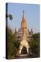 Ananda Temple, Bagan (Pagan), Central Myanmar, Myanmar (Burma), Asia-Stuart Black-Stretched Canvas