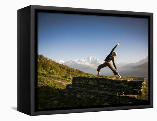 Anapurna Circuit, Ghorepani, Nepal-Dan Holz-Framed Stretched Canvas