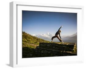 Anapurna Circuit, Ghorepani, Nepal-Dan Holz-Framed Photographic Print