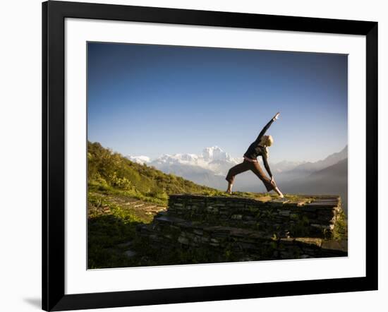 Anapurna Circuit, Ghorepani, Nepal-Dan Holz-Framed Photographic Print