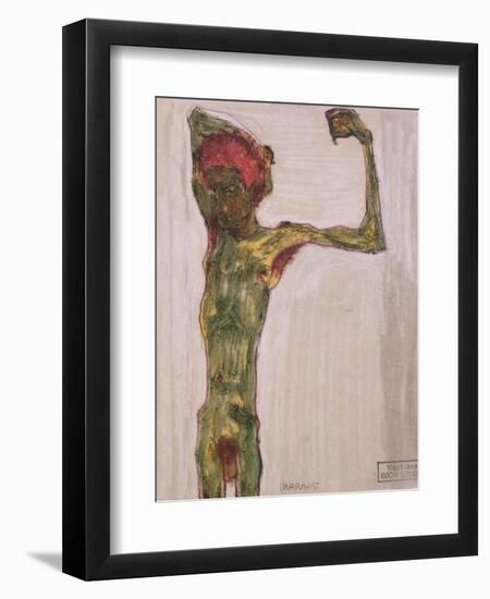 Anarchist, C.1909-10-Egon Schiele-Framed Giclee Print