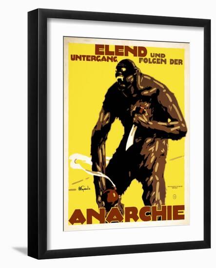 Anarchist Monster-null-Framed Giclee Print