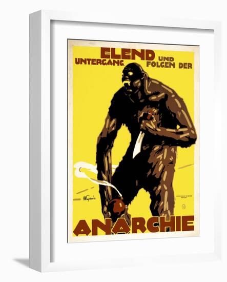 Anarchist Monster-null-Framed Giclee Print