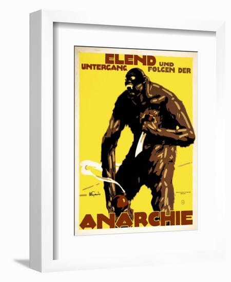 Anarchist Monster-null-Framed Giclee Print