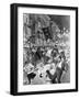 Anarchists Attack a Religious Procession in Barcelona-null-Framed Art Print