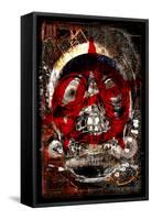 Anarchy Skull 3-null-Framed Stretched Canvas