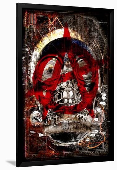 Anarchy Skull 3-null-Framed Poster