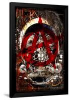 Anarchy Skull 3-null-Framed Poster