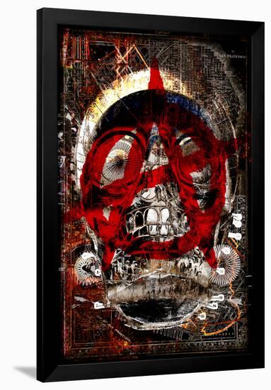 Anarchy Skull 3-null-Framed Poster