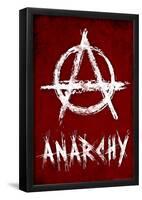 Anarchy Symbol Resistance Poster-null-Framed Poster