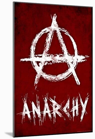 Anarchy Symbol Resistance Poster-null-Mounted Poster