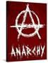 Anarchy Symbol Resistance Poster-null-Stretched Canvas