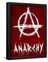 Anarchy Symbol Resistance Poster-null-Framed Poster