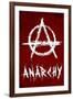 Anarchy Symbol Resistance-null-Framed Art Print