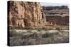 Anasazi/Ancestral Puebloan Ruins of Chetro Ketl in Chaco Canyon, New Mexico-null-Stretched Canvas