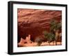 Anasazi Antelope House Ruin and Cottonwood Trees, Canyon de Chelly National Monument, Arizona, USA-Alison Jones-Framed Premium Photographic Print