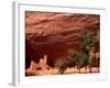 Anasazi Antelope House Ruin and Cottonwood Trees, Canyon de Chelly National Monument, Arizona, USA-Alison Jones-Framed Photographic Print