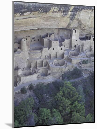 Anasazi Cliff Dwelling, Cliff Palace, Mesa Verde National Park, Colorado, USA-William Sutton-Mounted Photographic Print