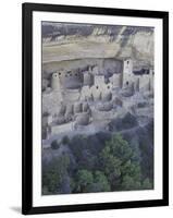 Anasazi Cliff Dwelling, Cliff Palace, Mesa Verde National Park, Colorado, USA-William Sutton-Framed Photographic Print