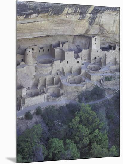 Anasazi Cliff Dwelling, Cliff Palace, Mesa Verde National Park, Colorado, USA-William Sutton-Mounted Photographic Print