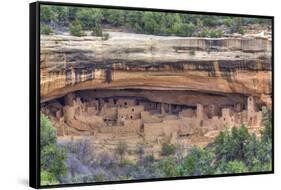 Anasazi Ruins, Cliff Palace, Dating from Between 600 Ad and 1300 Ad-Richard Maschmeyer-Framed Stretched Canvas