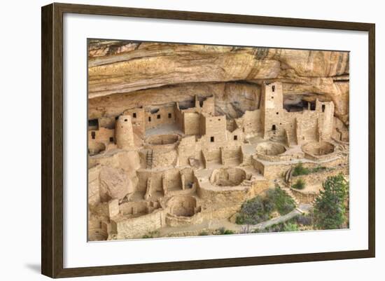 Anasazi Ruins, Cliff Palace, Dating from Between 600 Ad and 1300 Ad-Richard Maschmeyer-Framed Photographic Print