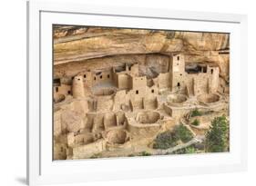 Anasazi Ruins, Cliff Palace, Dating from Between 600 Ad and 1300 Ad-Richard Maschmeyer-Framed Photographic Print